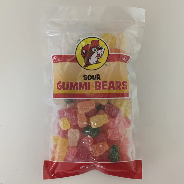 Buc-ee's Sour Gummi Bears 12oz