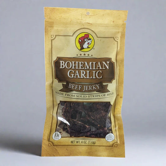 Buc-ee's Bohemian Recipe Garlic Beef Jerky 4oz