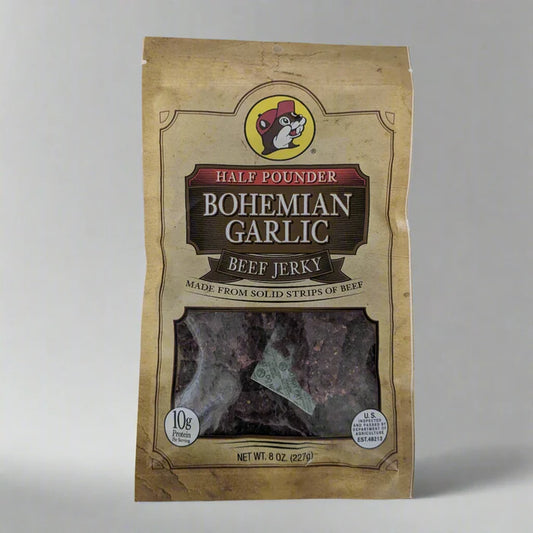Buc-ee's Bohemian Recipe Garlic Beef Jerky 8oz