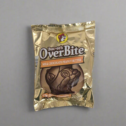 Buc-ee's Overbites Milk Chocolate Peanut Butter 4oz
