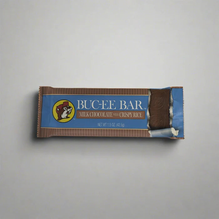 Buc-ee's Milk Chocolate with Crispy Rice "Buc-ee" Bar 1.5oz