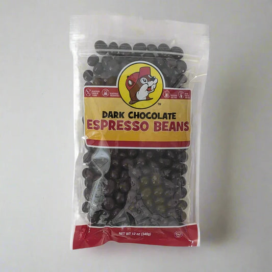 Buc-ee's Dark Chocolate Espresso Beans 12oz