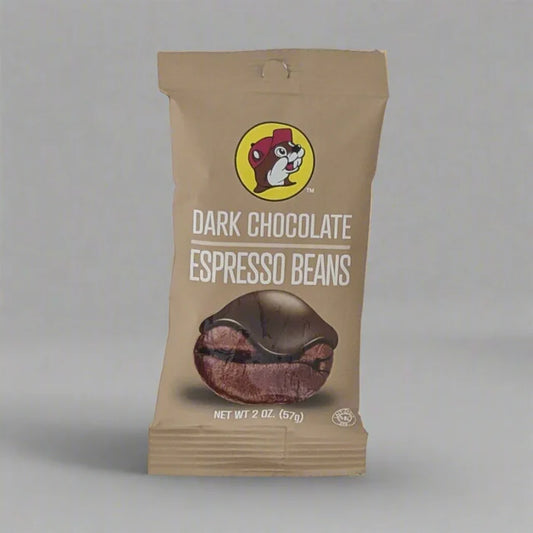 Buc-ee's Dark Chocolate Espresso Beans 2oz