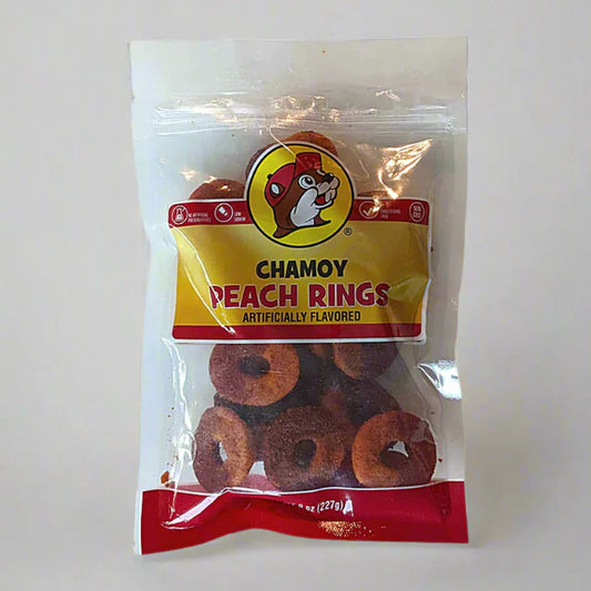 Buc-ee's Chamoy Peach Rings 8oz