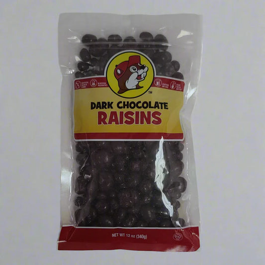 Buc-ee's Dark Chocolate Raisins 12oz